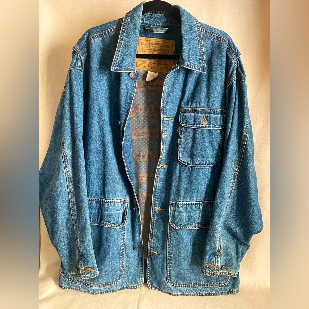 VINTAGE LEVI DENIM CHORE COAT